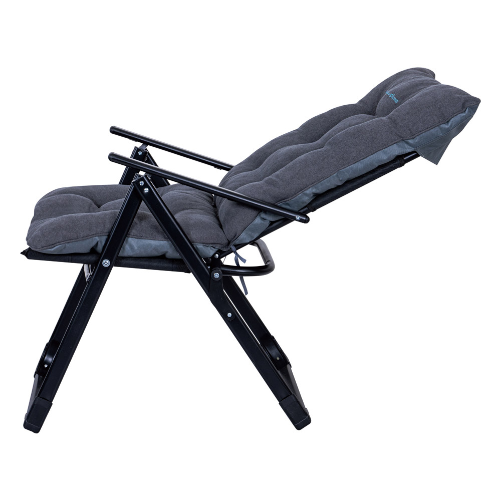 ALSANIDI, Foldable Camping Chair, Trips Chair, Gray, Size102*62*67 Cm