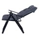 ALSANIDI, Foldable Camping Chair, Trips Chair, Gray, Size102*62*67 Cm