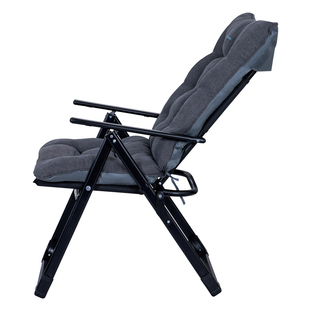 ALSANIDI, Foldable Camping Chair, Trips Chair, Gray, Size102*62*67 Cm