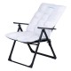 ALSANIDI, Foldable Camping Chair, Trips Chair, Beige, Size102*62*67 Cm