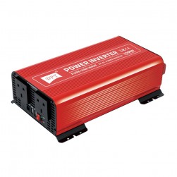 DPT, Pure sine wave power inverter, Car Power Converter, Red, capacity 1500 Watt