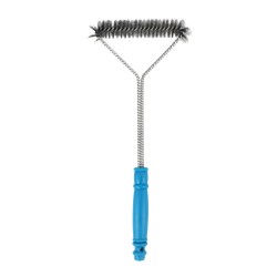 ALSANIDI, MetaL BBQ Cleaning Grill Brush, Pot Cleaning brush, Black, Size 17*40 Cm