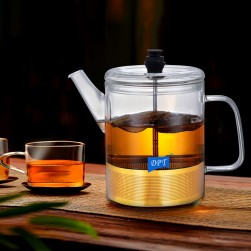 DPT, glass teapot, Transparent , capacity1000ml