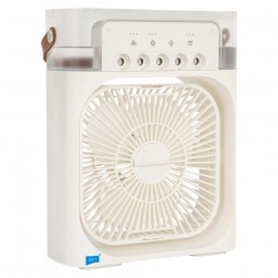 DPT, Air cooling fan, Small Fan, White, Size 21*9*26 Cm