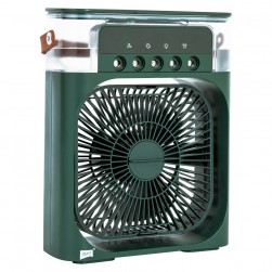 DPT, Air cooling fan, Small Fan, Green, Size 21*9*26 Cm