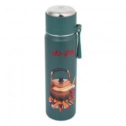 ALSANIDI, Hot and cold Stainless steel Thermos for tea and coffee, Tea and coffee Thermos for trips, Green, capacity 550 ml