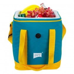 DPT, Heat and cold insulated keeping bag for food and drinks, Food bag for Trips, Green, capacity 20 L Size 31.5*24.5*41 Cm