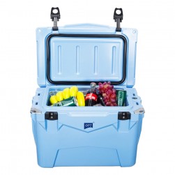 DPT, Heat and cold insulated keeping bag for food and drinks, Food bag for Trips, Blue, capacity 18.9 L Size 53*33*36 Cm