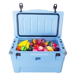 DPT, Heat and cold insulated keeping bag for food and drinks, Food bag for Trips, Blue, capacity 43 L Size 68.5*41.5*41 Cm