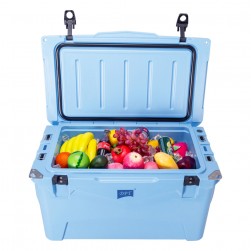 DPT, Heat and cold insulated keeping bag for food and drinks, Food bag for Trips, Blue, capacity 43 L Size 68.5*41.5*41 Cm