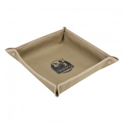 Ghiking, Foldable serving tray, Kaki, Size 24*24*5 Cm