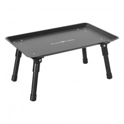 ALSANIDI, Portable Foldable Aluminum Table, Black, Size39*24*18 Cm