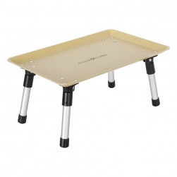 ALSANIDI, Portable Foldable Aluminum Table, Yellow, Size39*24*18 Cm