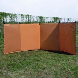 ALSANIDI, Outdoor windbreak for trips, Red, Size L440*W160 Cm