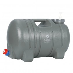 ALSANIDI, Plastic Gallon 3*1, Water Gallon, Gray, capacity 30 L