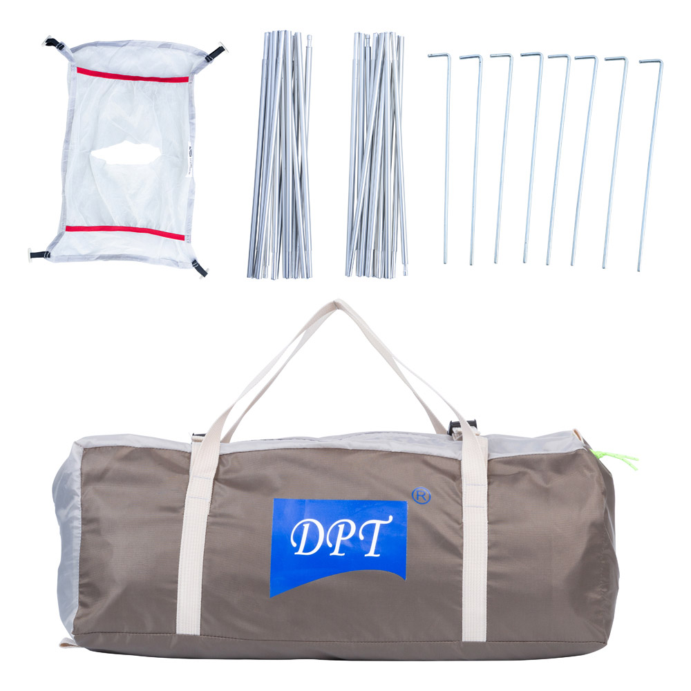 DPT, Camping Tent, White, Size 210*180*115 Cm