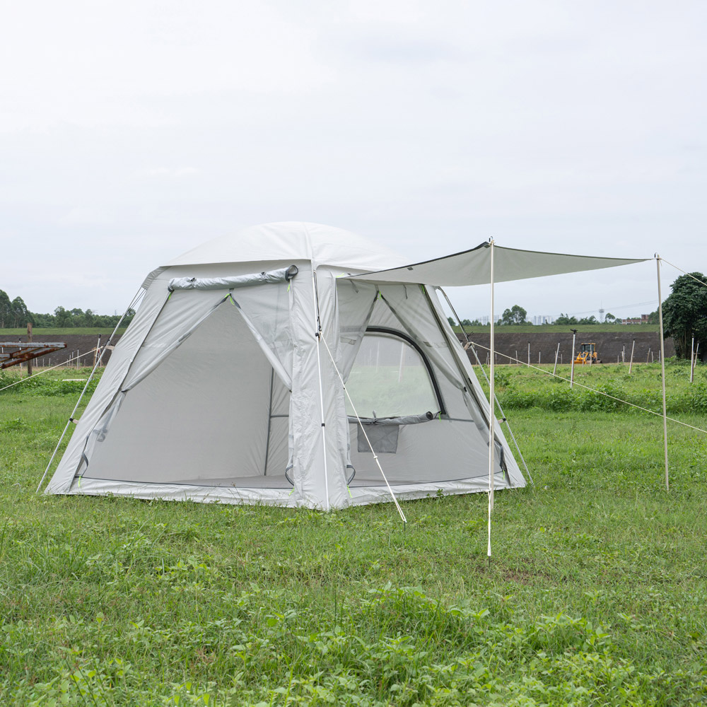 DPT, Camping Tent, Gray, Size 210*210*165 Cm