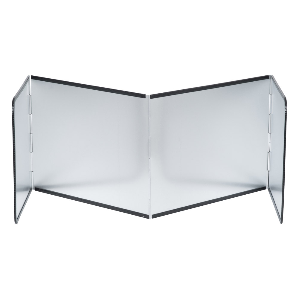 ALSANIDI, Air resistant wind screen, Stove fire wind screen, Silver, Size134*30.05 Cm