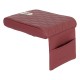 ALSANIDI, Leather car headrest, Red, Size 32*20*5 Cm