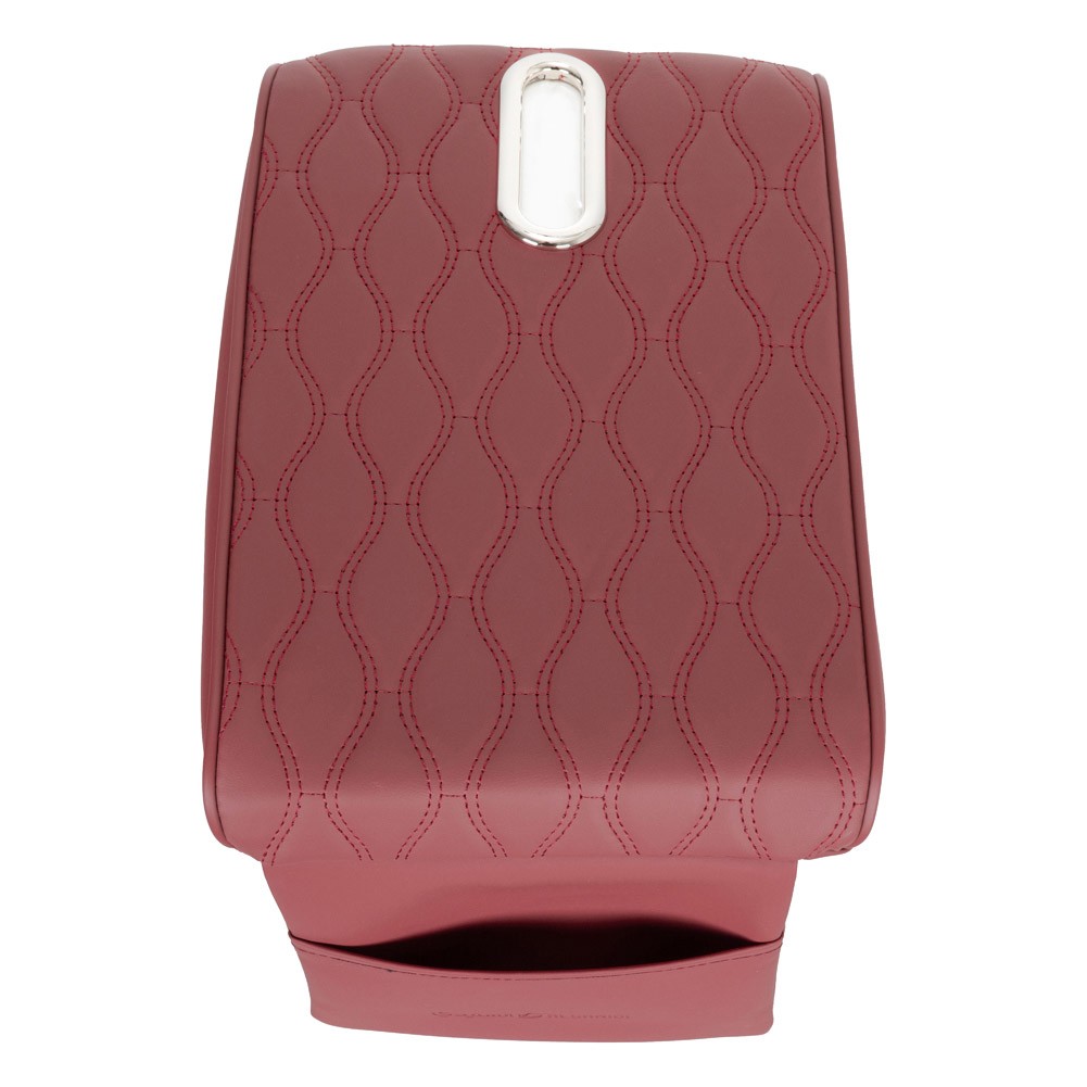 ALSANIDI, Leather car headrest, Red, Size 32*20*5 Cm