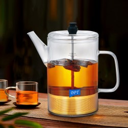 DPT, glass teapot, Transparent , capacity1500ml