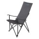 DPT, AlOla foldable travel chair, Camping Chair, Black, Size58*58*101Cm