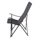 DPT, AlOla foldable travel chair, Camping Chair, Black, Size58*58*101Cm