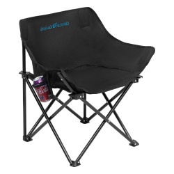 ALSANIDI, Foldable travel chair, Camping Chair, Black, Size63*50*65Cm