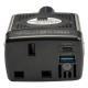 ALSANIDI, Car Power Converter, 23 volt power adapter, Black, capacity 150 Watt