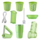 DPT, Vegetable and fruit slicer, multi-use slicer, Green, Size 18*7.5*17.5 Cm