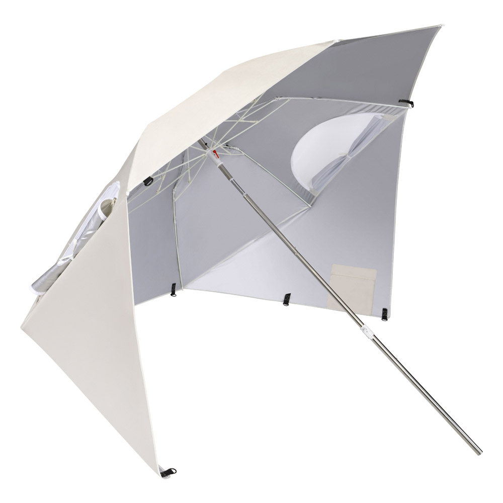 ALSANIDI, Garden and camping umbrella

, Portable outdoor umbrella

, Beige, Diameter 2 Metre