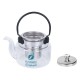 ALSANIDI, Glass teapot, Teapot with strainer, Transparent , capacity 800 ml