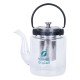 ALSANIDI, Glass teapot, Teapot with strainer, Transparent , capacity 1500 ml