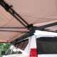 ALSANIDI, Umbrella on the side of the car, Car umbrella, Beige Light, Size L:250* W:250* H:160Cm