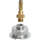 ALSANIDI, Gas stove adapter, Dafur adapter, Silver, Size 110 Cm