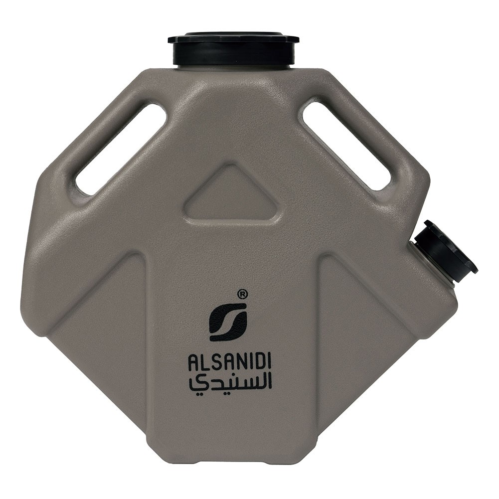 ALSANIDI, A gallon of water, Gallon with faucet, Kaki, capacity 10 L 