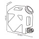 ALSANIDI, A gallon of water, Gallon with faucet, Kaki, capacity 10 L 