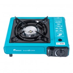 Maxsun, Portable Gas Stove for Travel and Camping, Outdoor Cooking Gas Stove, Turquoise, Size 34.3*28.4*11.3 Cm