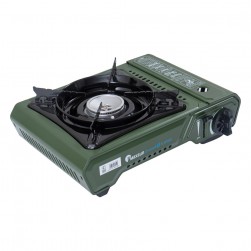 Maxsun, Portable Gas Stove for Travel and Camping, Outdoor Cooking Gas Stove, Green, Size 37.2*28.6*12.5 Cm