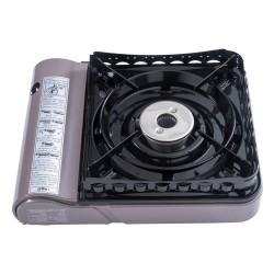 Maxsun, Portable Gas Stove for Travel and Camping, Outdoor Cooking Gas Stove, Brown, Size 32.9*27.7*11.4 Cm