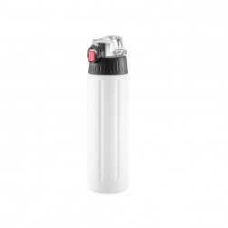 DPT, Stainless steel hot and cold Liquid Bottle, Sports water Bottle, White, capacity 450 ml