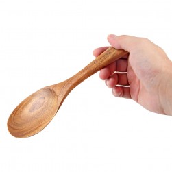 ALSANIDI, Wooden spoons, Brown, Size 22 Cm