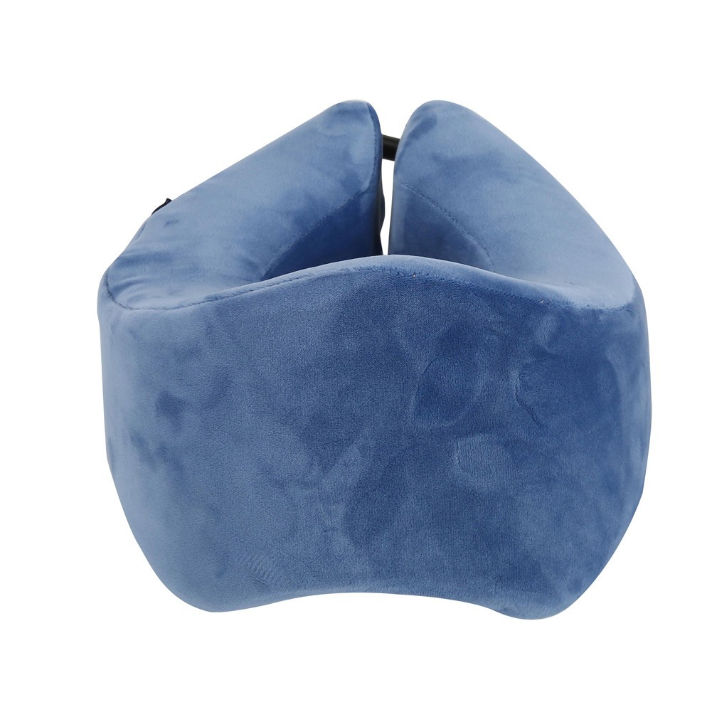 DPT, Medical pillow with memory foam filling, Portable Neck Pillow, Blue, Size 27 Cm