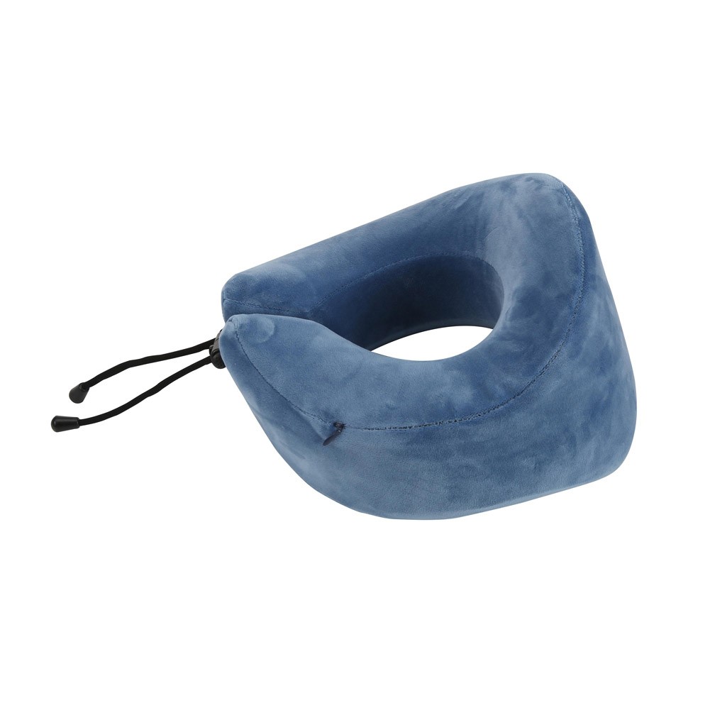 DPT, Medical pillow with memory foam filling, Portable Neck Pillow, Blue, Size 27 Cm