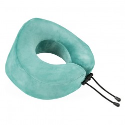 DPT, Medical pillow with memory foam filling, Portable Neck Pillow, Turquoise, Size 27 Cm