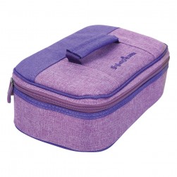 ALSANIDI, Cups and Mugs Bag for trips, Tea cups Bag, Lilac, Size 29*18*9.5Cm