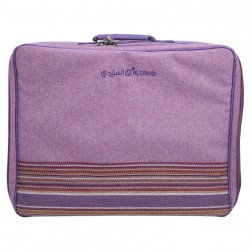 ALSANIDI, Al-Suman tea and coffee bag for trips, Camping bag, Lilac, Size 51*42*14.5Cm