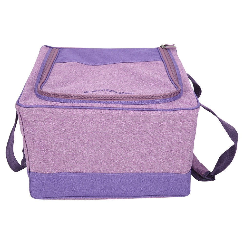 ALSANIDI, Khota Alarab Tea and coffee bag for trips, Camping bag, Lilac, Size 41*40*26Cm