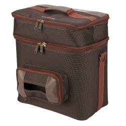 ALSANIDI, Al-Mamlka thermos bag for Picnics and trips, Camping thermos bag, Coffee Brown, Size 40*37*26Cm