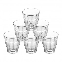 ALSANIDI, Transparent tea cup, Transparent , Set 6 pcs